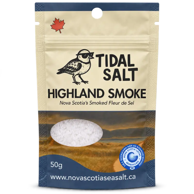 Highland Smoke smoked fleur de sel pouch